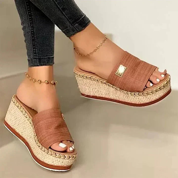 Espadrille Sleehak Sandalen voor Dames