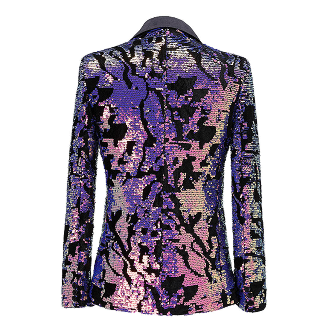 Glitter Colbert met Feestelijke Sjaalkraag voor Heren