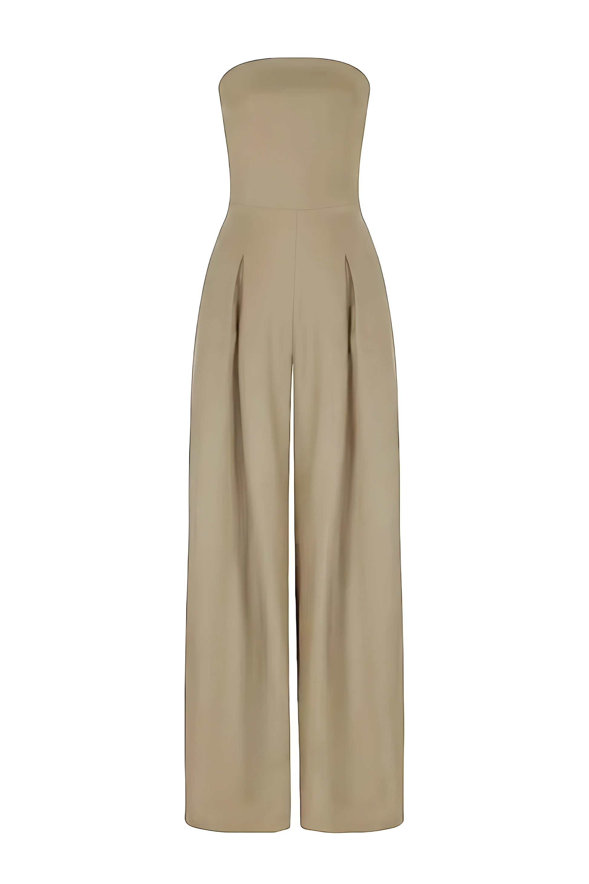 Bandeau Jumpsuit met Steekzakken voor Dames