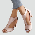 Open Teen Sandalen met Blokhak voor Dames