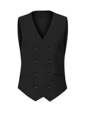 Slim Fit Double-Breasted Driedelig Pak Set voor Heren
