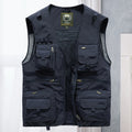 Ethan | Multi-Pocket Mouwloze Zomerjas voor Heren