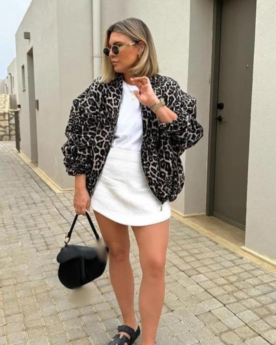 Bomberjack met Luipaardprint voor Dames