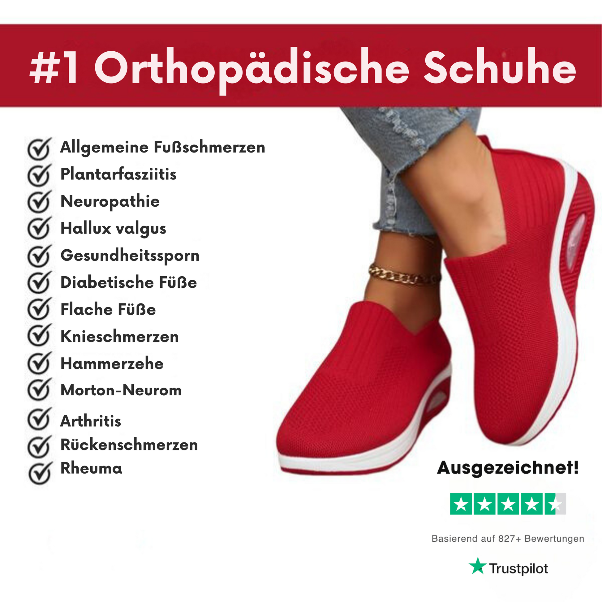 Larissa | Gebreide Slip-On Sneakers voor Dames