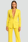 Broekpak met Rechte Pijp Blazer voor Dames
