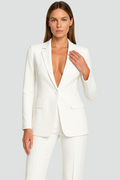 Broekpak met Rechte Pijp Blazer voor Dames