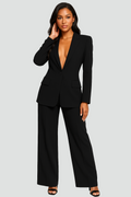 Broekpak met Rechte Pijp Blazer voor Dames