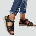 Open Teen Sandalen met Verstelbare Gespen voor Dames