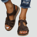 Open Teen Sandalen met Verstelbare Gespen voor Dames