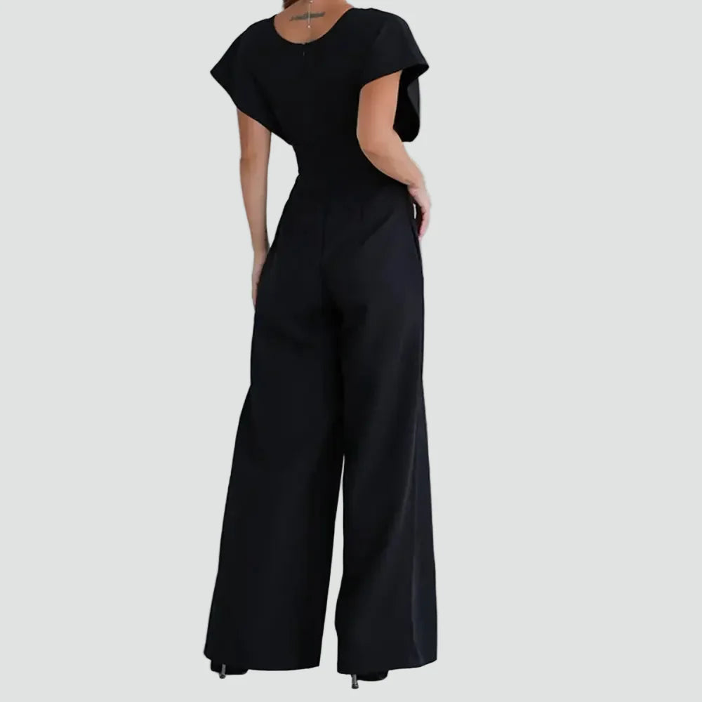 Wide Leg Jumpsuit met Overslag voor Dames