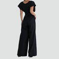 Wide Leg Jumpsuit met Overslag voor Dames
