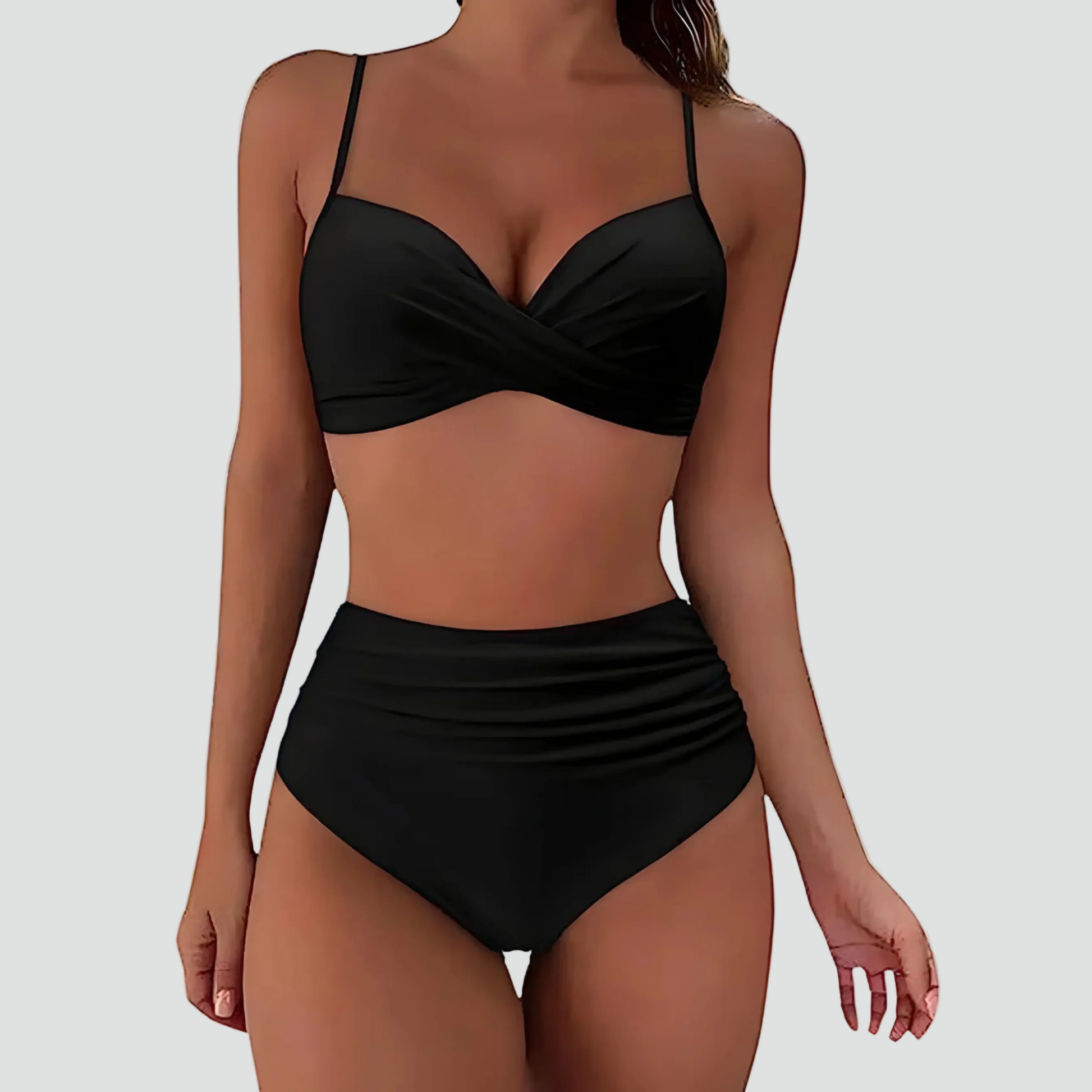 High Waist Bikini met Push-Up Effect voor Dames