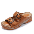 Platform Open Teen Sandalen met Verstelbare Gespen voor Dames