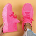 Florine | Platform Sneakers met Veters voor Dames