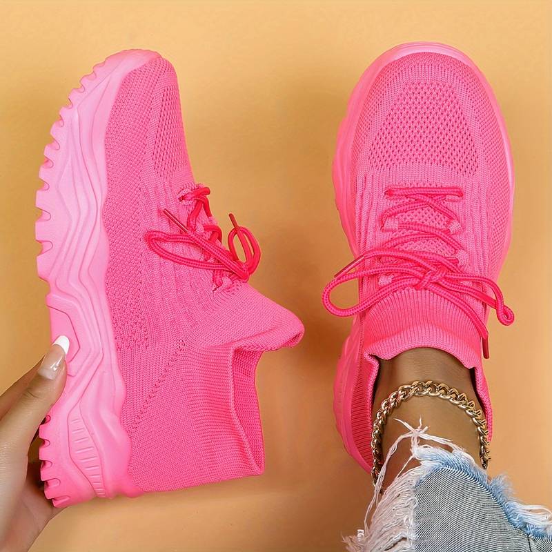 Florine | Platform Sneakers met Veters voor Dames