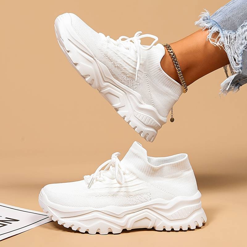 Florine | Platform Sneakers met Veters voor Dames