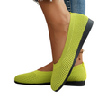 Geperforeerde Slip-On Platte Schoenen voor Dames