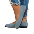 Geperforeerde Slip-On Platte Schoenen voor Dames