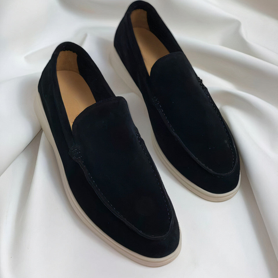 Dominic | Suède Slip-On Loafers voor Heren