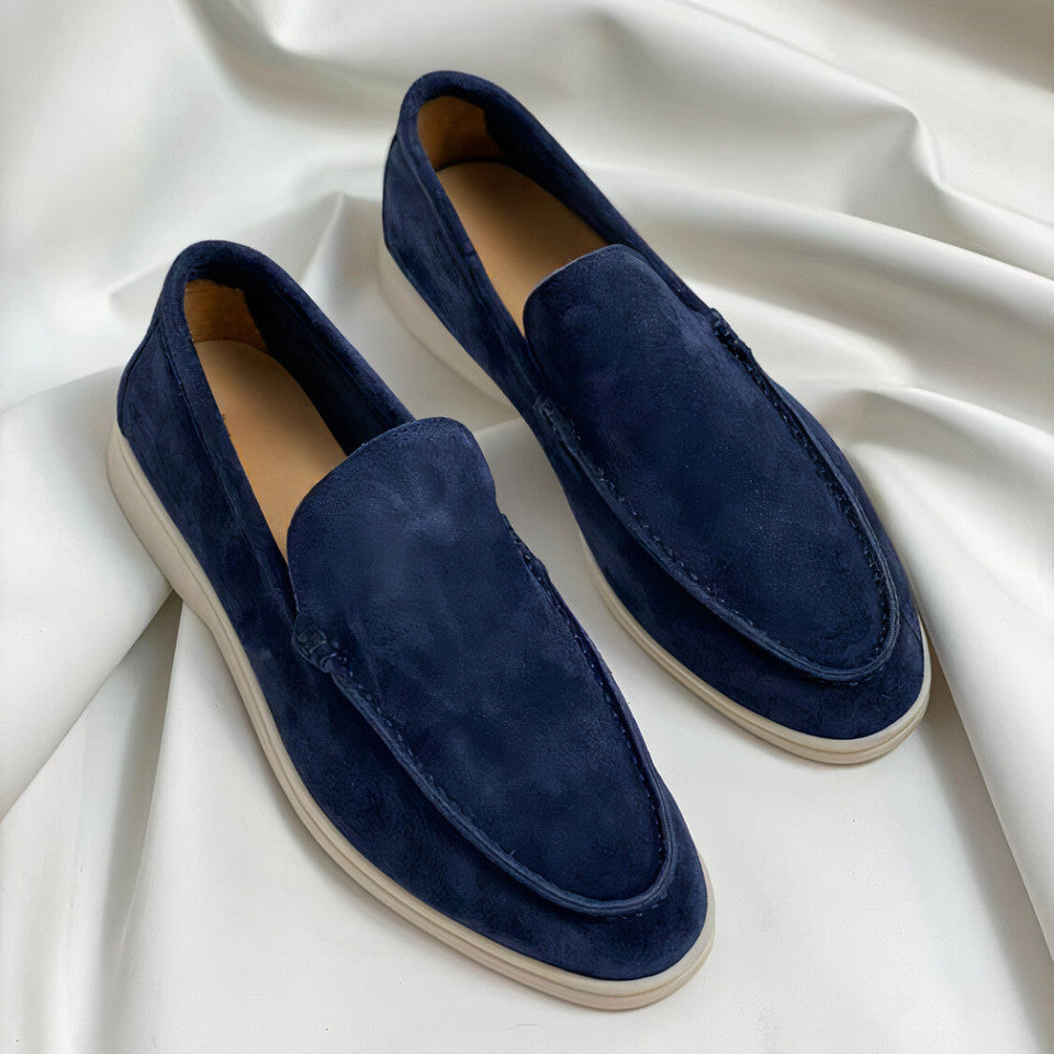 Dominic | Suède Slip-On Loafers voor Heren