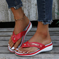 Open Teen Sandalen met Slip-On voor Dames