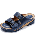 Platform Open Teen Sandalen met Verstelbare Gespen voor Dames