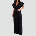 Wide Leg Jumpsuit met Overslag voor Dames