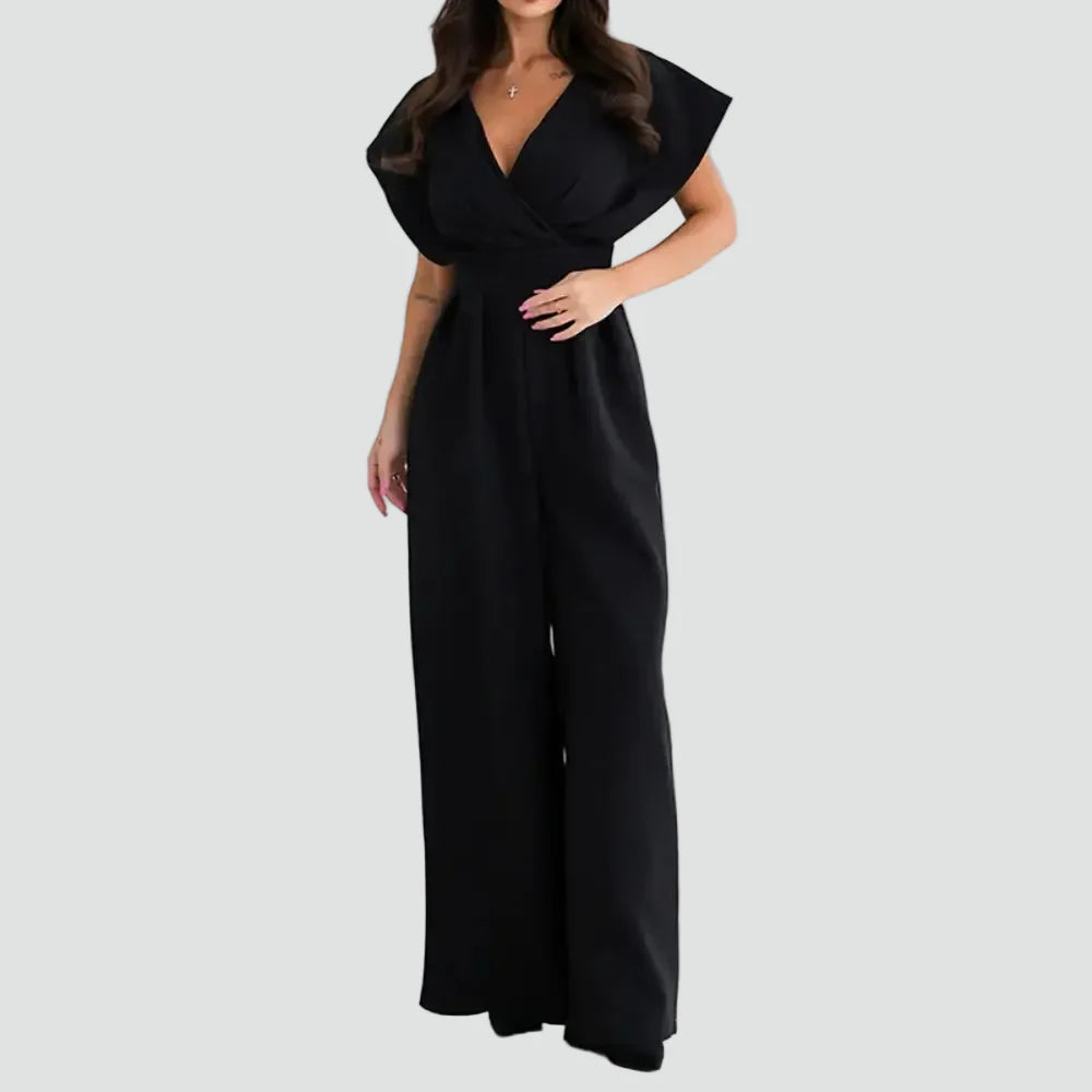 Wide Leg Jumpsuit met Overslag voor Dames