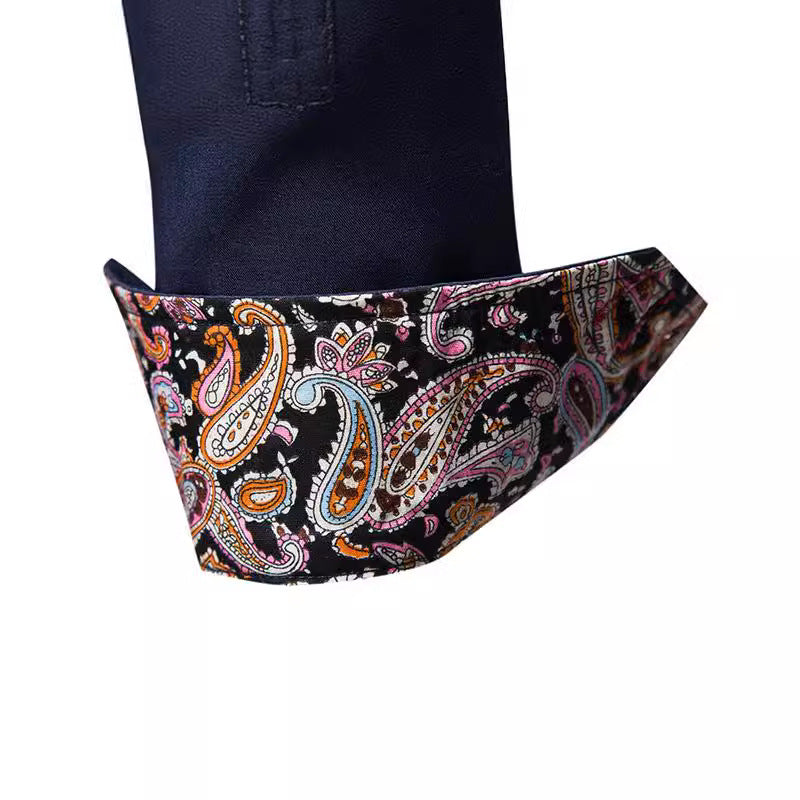 Overhemd met Paisley Details voor Heren