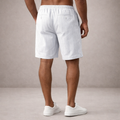 Linnen Regular Fit Korte Broek met Steekzakken voor Heren