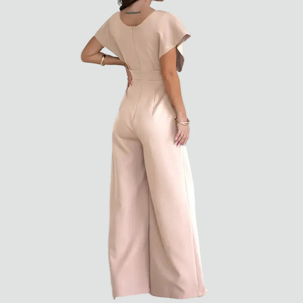 Wide Leg Jumpsuit met Overslag voor Dames