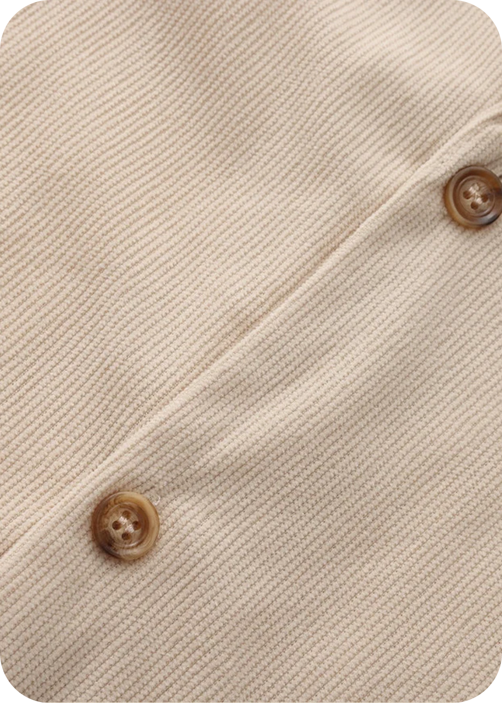 Linnen Korte Broek Set met Reverskraag voor Heren