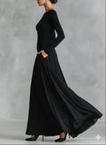 Mouwloze Maxi Jurk met Geplooid Detail voor Dames