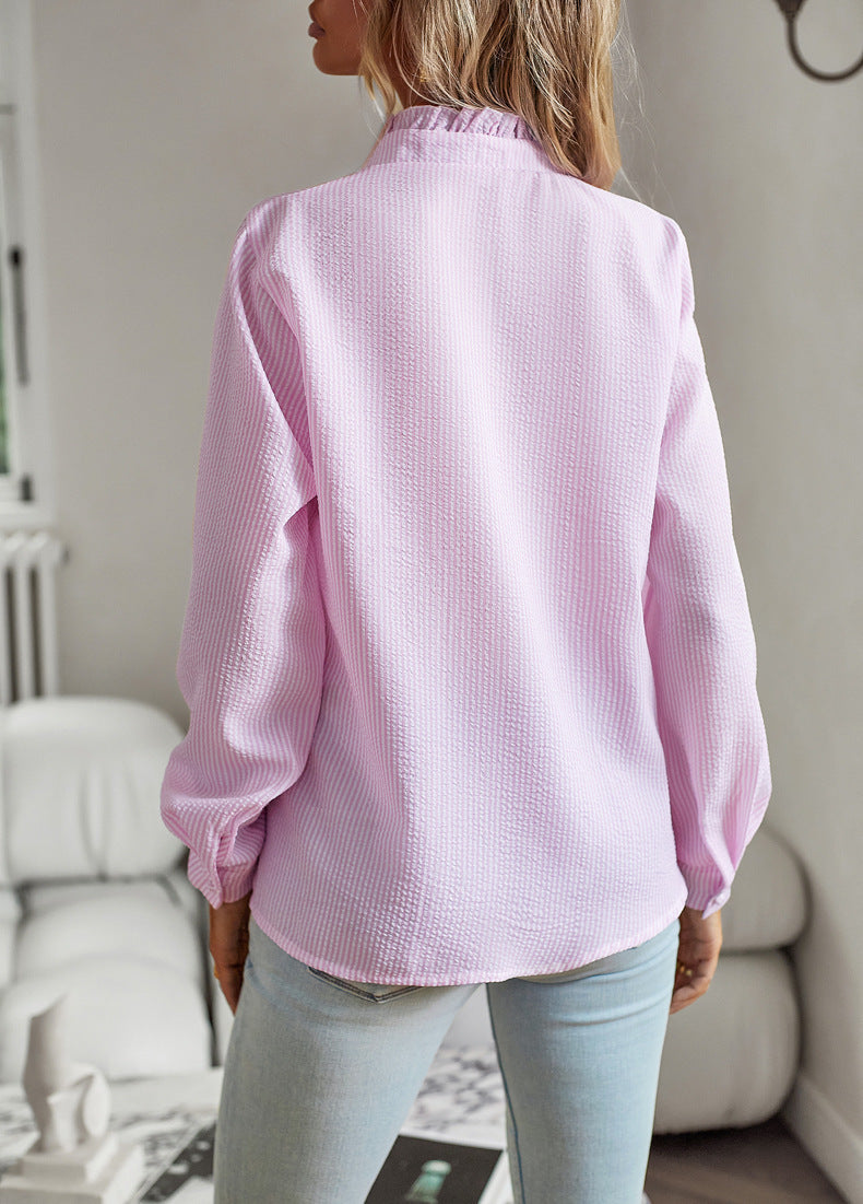 Lina – Dames Zomerblouse van Linnenmix