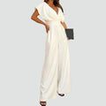 Wide Leg Jumpsuit met Overslag voor Dames