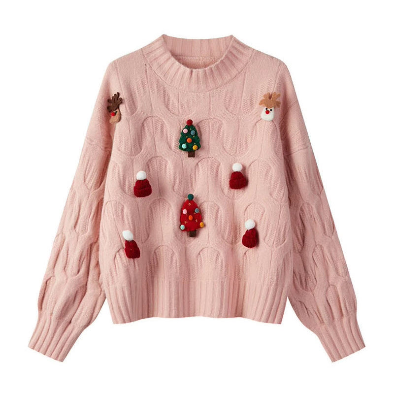 Gebreide Kersttrui voor Dames