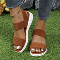 Donatella | Open Teen Sandalen met Verstelbare Gespen voor Dames