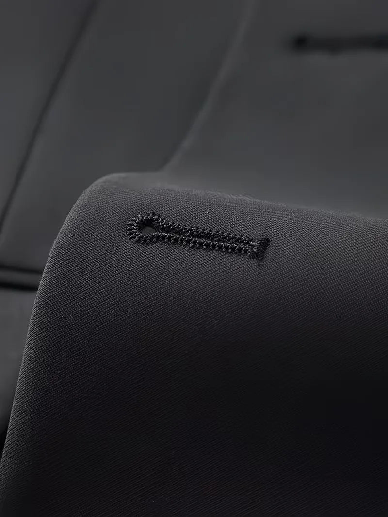 Slim Fit Double-Breasted Driedelig Pak Set voor Heren