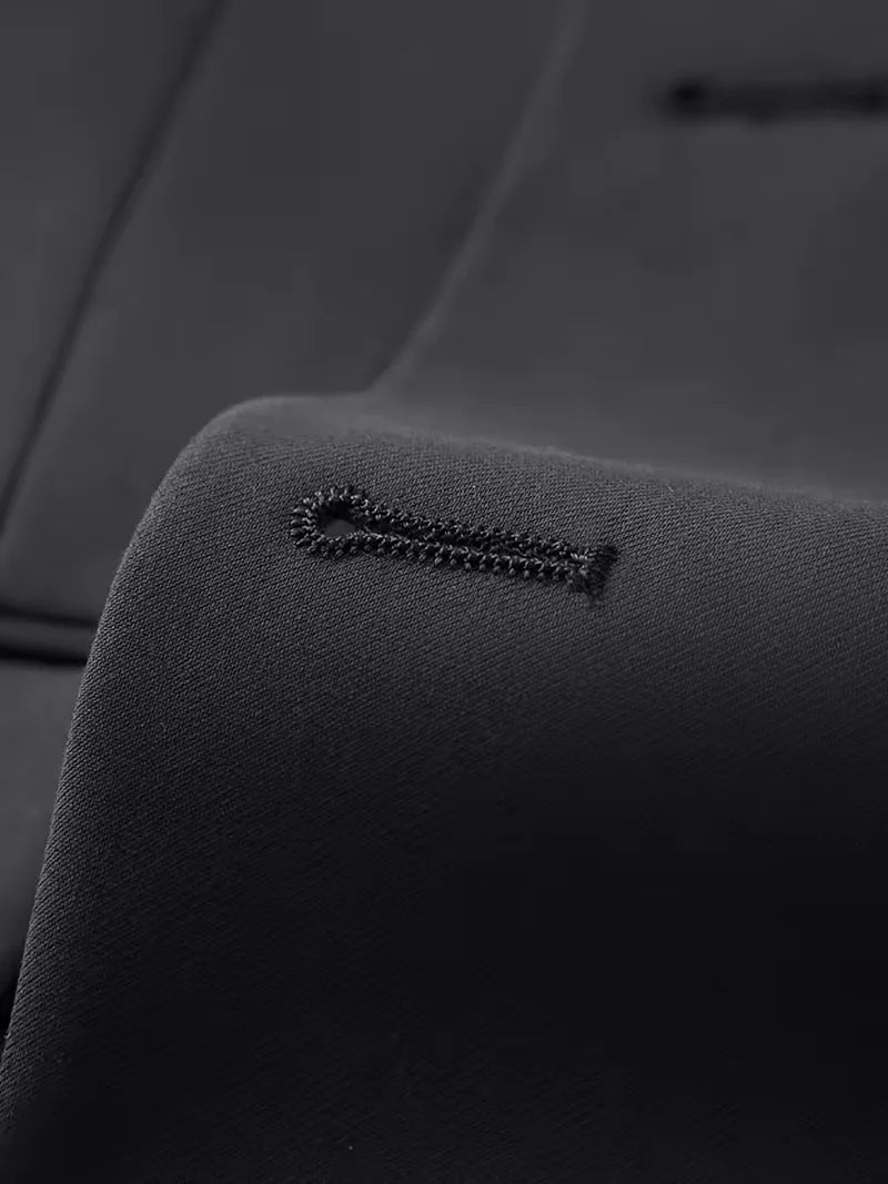 Slim Fit Double-Breasted Driedelig Pak Set voor Heren
