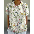 Reka | Blouse met Reverskraag en Bloemenprint voor Dames