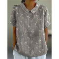 Reka | Blouse met Reverskraag en Bloemenprint voor Dames