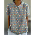 Reka | Blouse met Reverskraag en Bloemenprint voor Dames