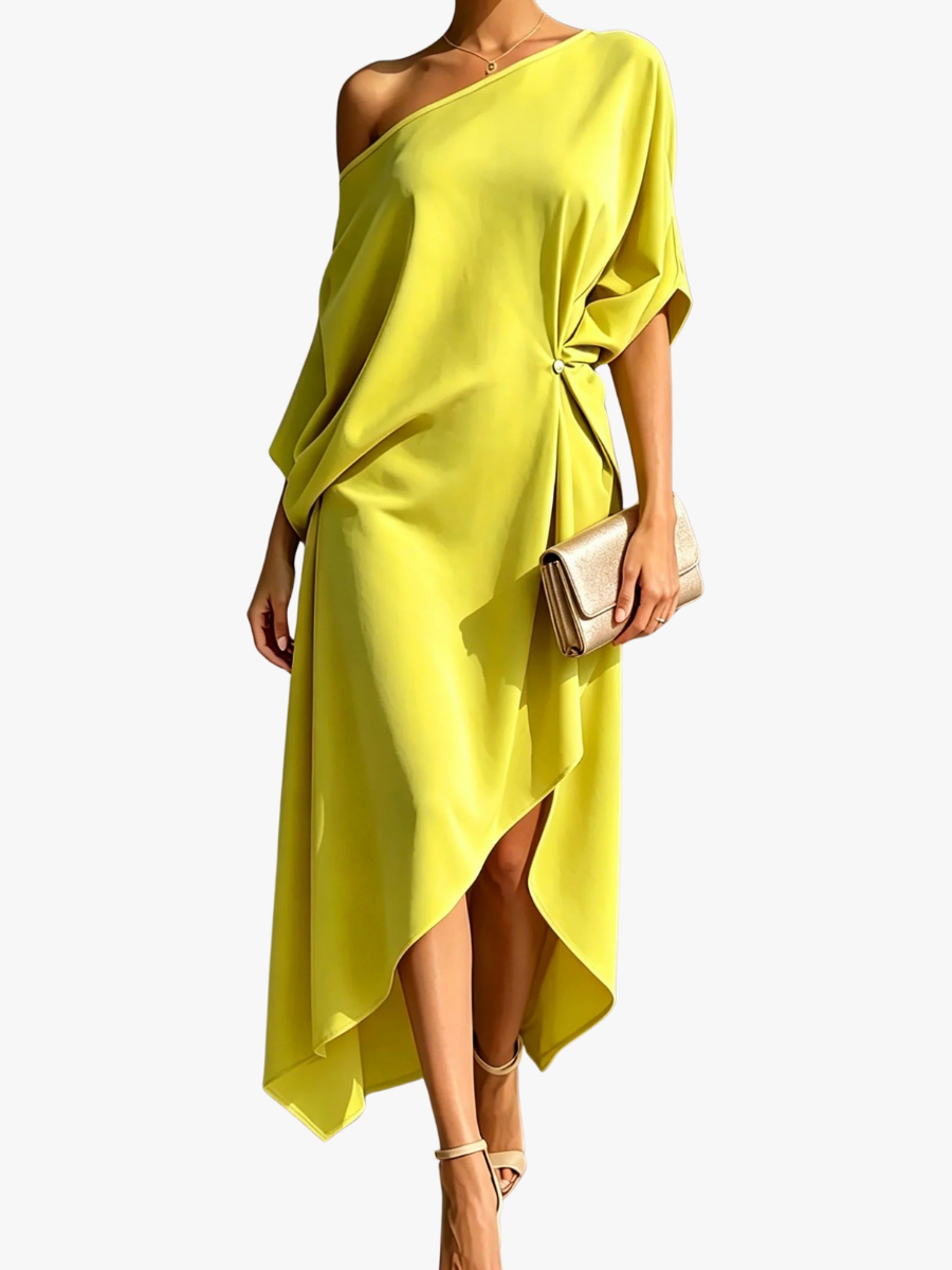 Asymetrische Midi Jurk voor Dames