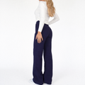 High-Waist Rechte Pijp Pantalon voor Dames