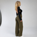 High-Waist Rechte Pijp Pantalon voor Dames