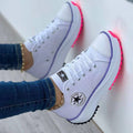 Aviva | Lace-Up Sneakers met Plateauzool voor Dames