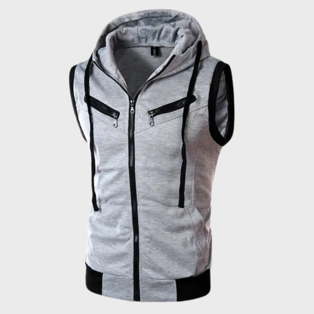 Mouwloze Hoodie Vest voor Heren