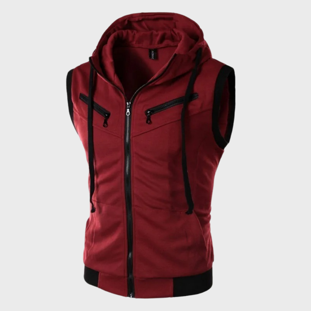 Mouwloze Hoodie Vest voor Heren