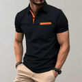 Getextureerde Poloshirt voor Heren