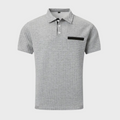 Getextureerde Poloshirt voor Heren